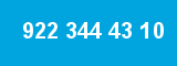 922 344 43 10